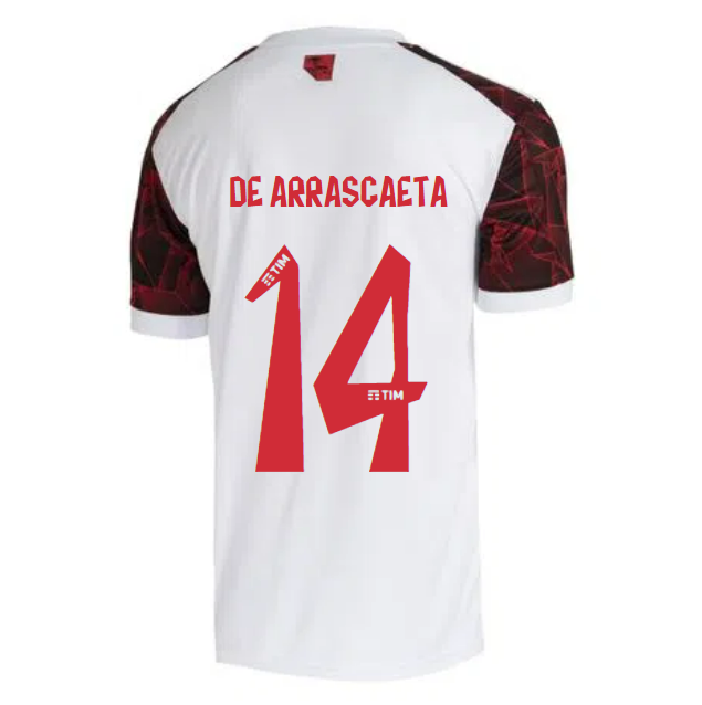 2021/22 Flamengo Away Kit Soccer Jersey DE ARRASCAETA #14